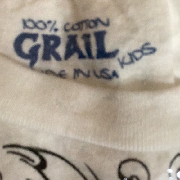 Grail Girls Size Small White Top. Made in USA New No Tags - Picture 3 of 3